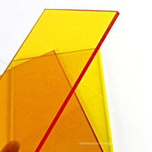 OACN Selling Plastic PVC 5mm Thick Orange PVC Sheet For Thermal Bending